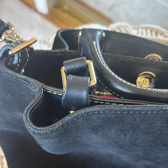 Dooney & Bourke Black Satchel with Structured Design - Picture 10 of 14